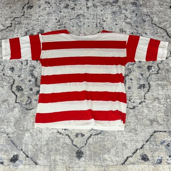 Vintage Strawberry Inc Jekyll Island Georgia Palm Tree Stripe T-Shirt Large - Picture 7 of 7